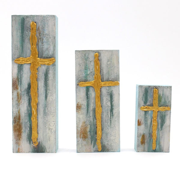 Wooden Cross Blocks (Three Size Options)