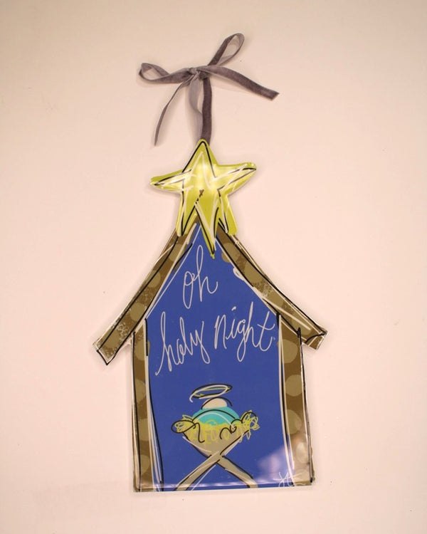 Oh Holy Night Acrylic Ornament