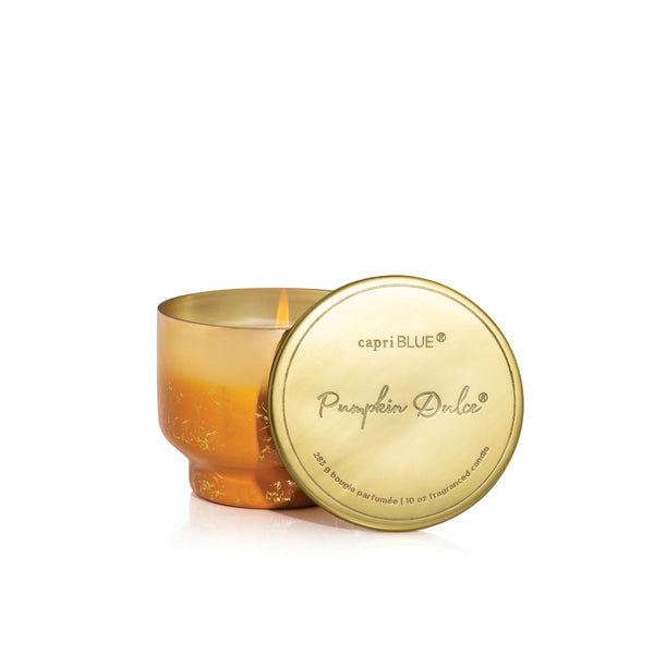 Capri Blue Pumpkin Dulce Glimmer Inverted Jar Candle