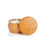 Capri Blue 3oz Mini Pumpkin Dulce Glimmer Tin Candle