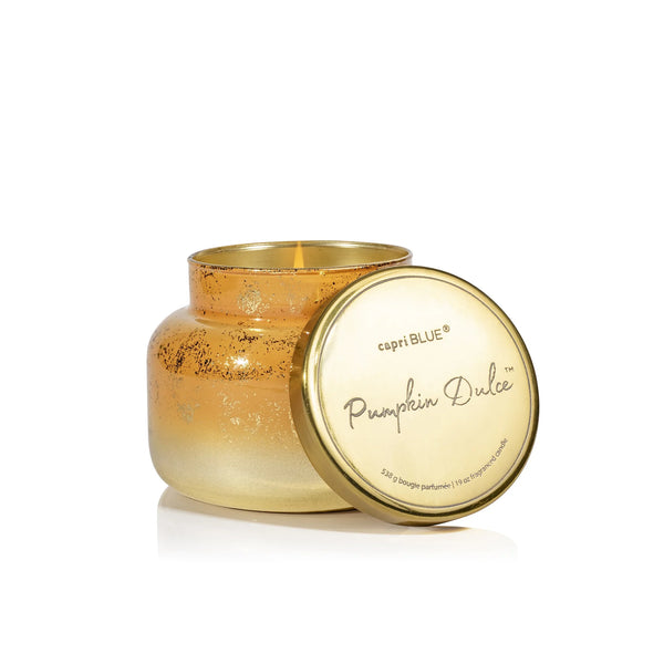 Capri Blue 19oz Pumpkin Dulce Glimmer Jar