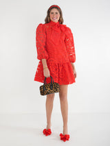 Emily McCarthy Bella Dress in Holly Red