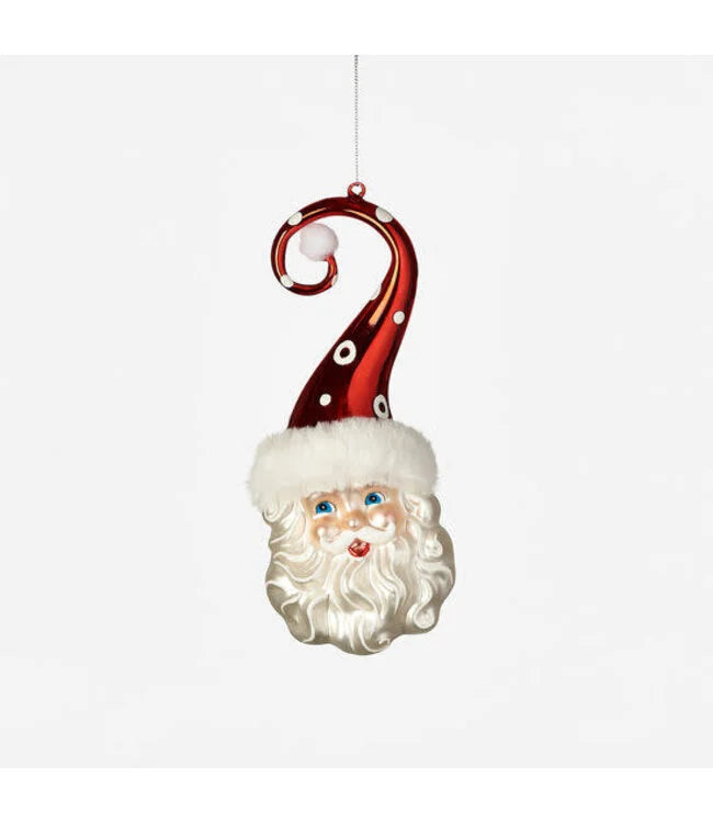 Santa Swirl Hat Ornament