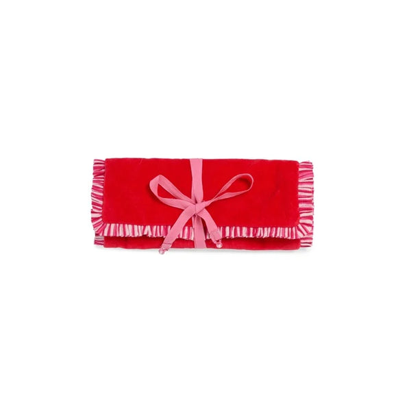 Elle Jewelry Roll (Pink or Red)