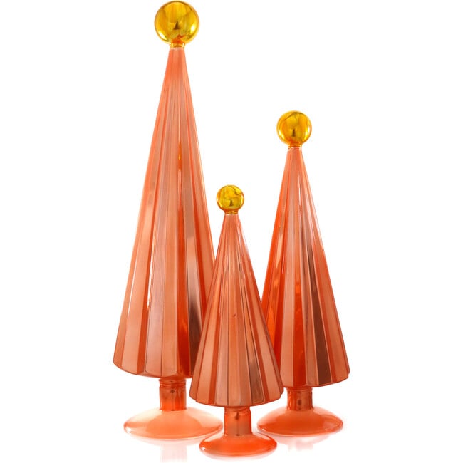 Cody Foster Pleated Grapefruit Amber Tree - Three Size Options