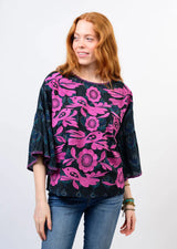 Enya Top in Navy
