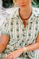Smith & Co. Wooden Dusk Necklace in Brown