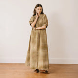 Painted Gingham Oasis Dress