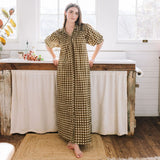 Painted Gingham Oasis Dress