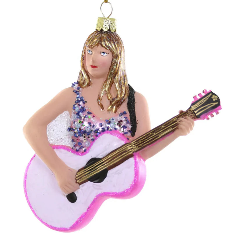 Taylor Swift with Guitar Ornament