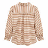 Maye Blouse in Khaki Stripe