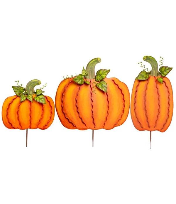 Ribbon Pumpkins (Three Size Options, Not a set)