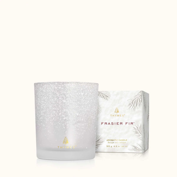 Thymes Medium Flocked Candle
