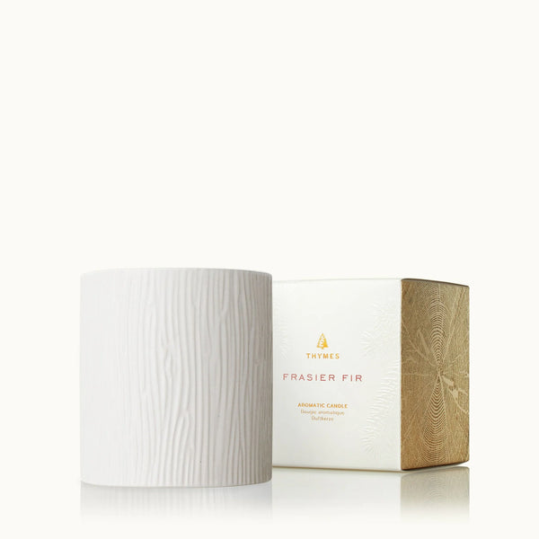Thymes Frasier Fir Medium Ceramic Candle 11oz