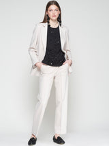 Vilagallo Pleated Sand Trouser