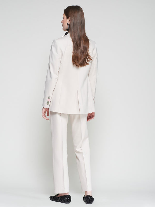 Vilagallo Pleated Sand Trouser