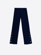 Vilagallo Navy Knit Pants