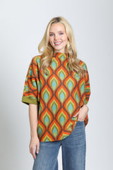 Mod Squad Sweater with Contrast Cuffs