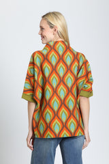 Mod Squad Sweater with Contrast Cuffs