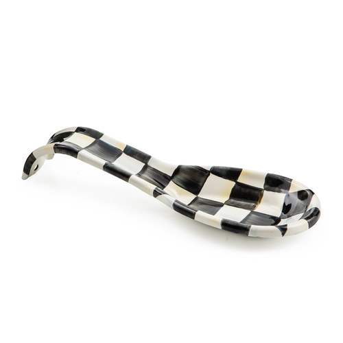 Mackenzie Childs Courtly Check Spoon Rest