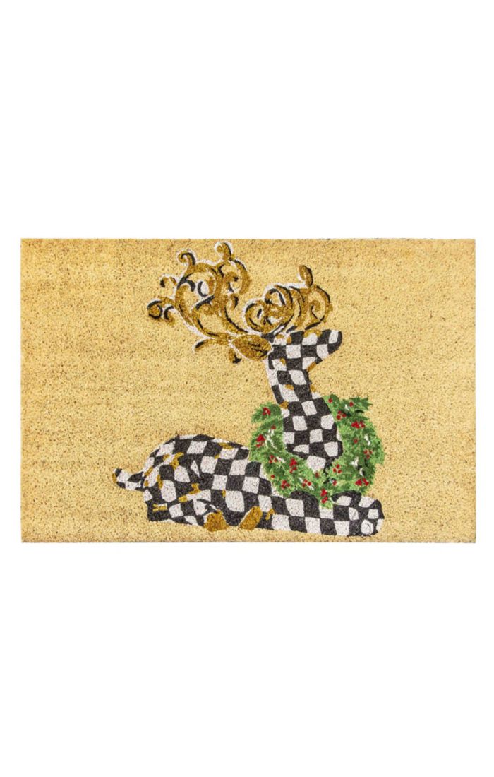 Mackenzie Childs Deer Entrance Mat