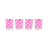 Set of 4 Mackenzie Childs Acrylic Tumblers (Multiple Color Options)