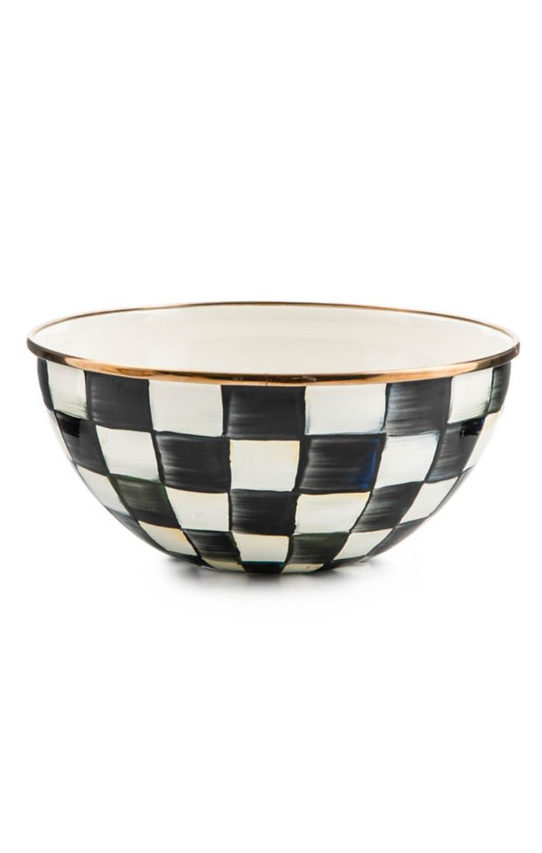 Mackenzie Childs Courtly Check Small Everyday Bowl