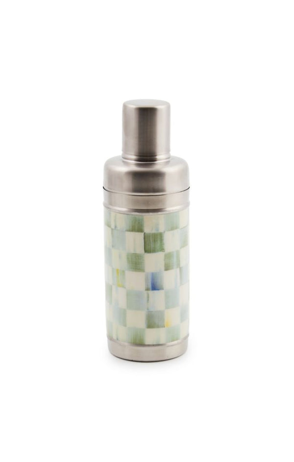 Mackenzie Childs Sterling Check 3260 Cocktail Shaker