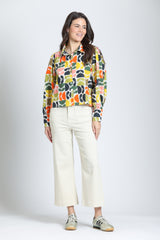 Citrus Multi Puff Sleeve Shirt