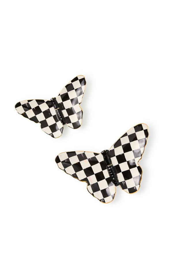 Mackenzie Childs Courtly Butterfly Trinket Dish (Two Size Options)