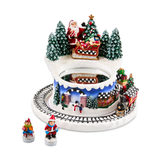 Mackenzie Childs Musical Ice Skating Winter Scene