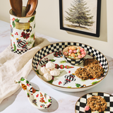 Mackenzie Childs Deck The Halls Spoon Rest