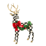 Mackenzie Childs Holly Check Standing Deer