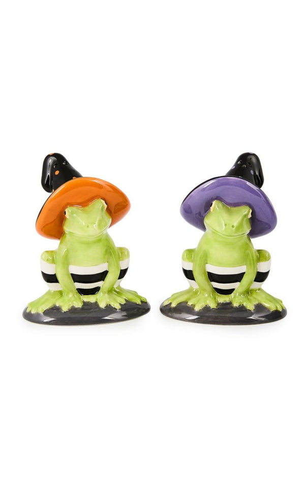 Mackenzie Childs Halloween Fergal Salt & Pepper Set