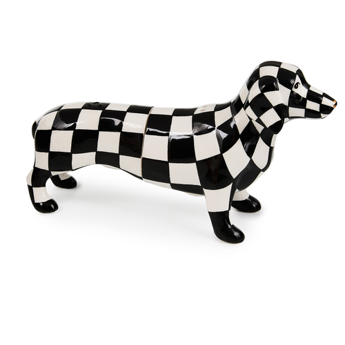 Mackenzie Childs Dachshund Salt and Pepper Set