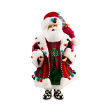 Mackenzie Childs Confetti Christmas Fabric Santa