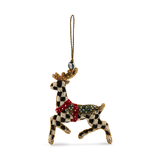 Mackenzie Childs Westminster Deer Beaded Ornament