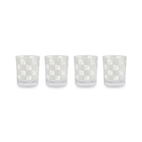 Set of 4 Mackenzie Childs Acrylic Tumblers (Multiple Color Options)