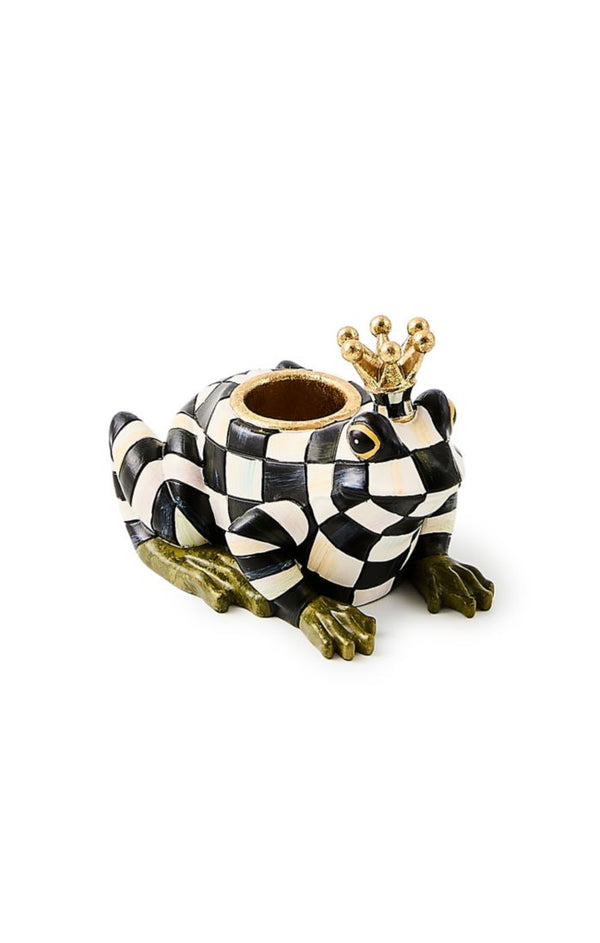 Mackenzie Childs Frog Prince Candle Holder