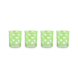 Set of 4 Mackenzie Childs Acrylic Tumblers (Multiple Color Options)