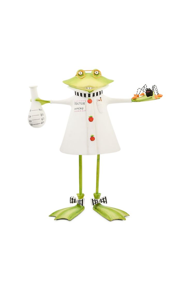 Mackenzie Childs Patience Brewster Dr. Wacko Frog Figure
