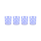 Set of 4 Mackenzie Childs Acrylic Tumblers (Multiple Color Options)