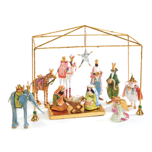 Mackenzie Childs Patience Brewster Nativity Mini Figures Introductory Set