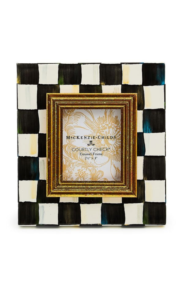 Mackenzie Childs Courtly Check 2.5" x 3" Frame