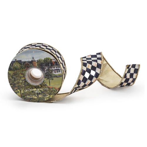 Mackenzie Childs Courtly Check 2" Ribbon