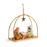 Mackenzie Childs Patience Brewster Nativity Holy Family Ornament
