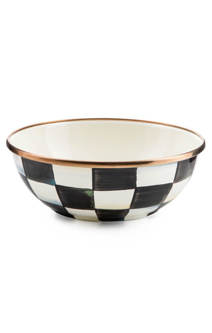 Mackenzie Childs Courtly Check Everyday Bowl