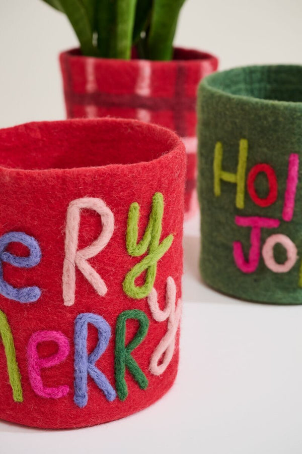 Felt Pot Cover (Two Style Options)