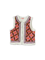 Brooks Avenue Willow Sherpa Vest in Farmhouse Pink