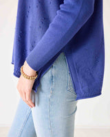 Blue Iris Catalina Cotton Sweater